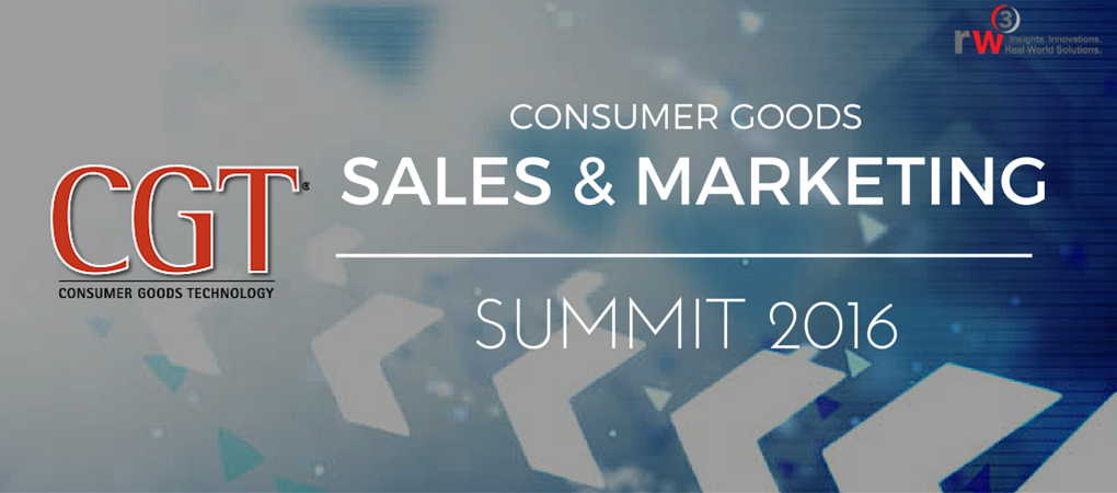 Consumer Goods Technology Summit RW3